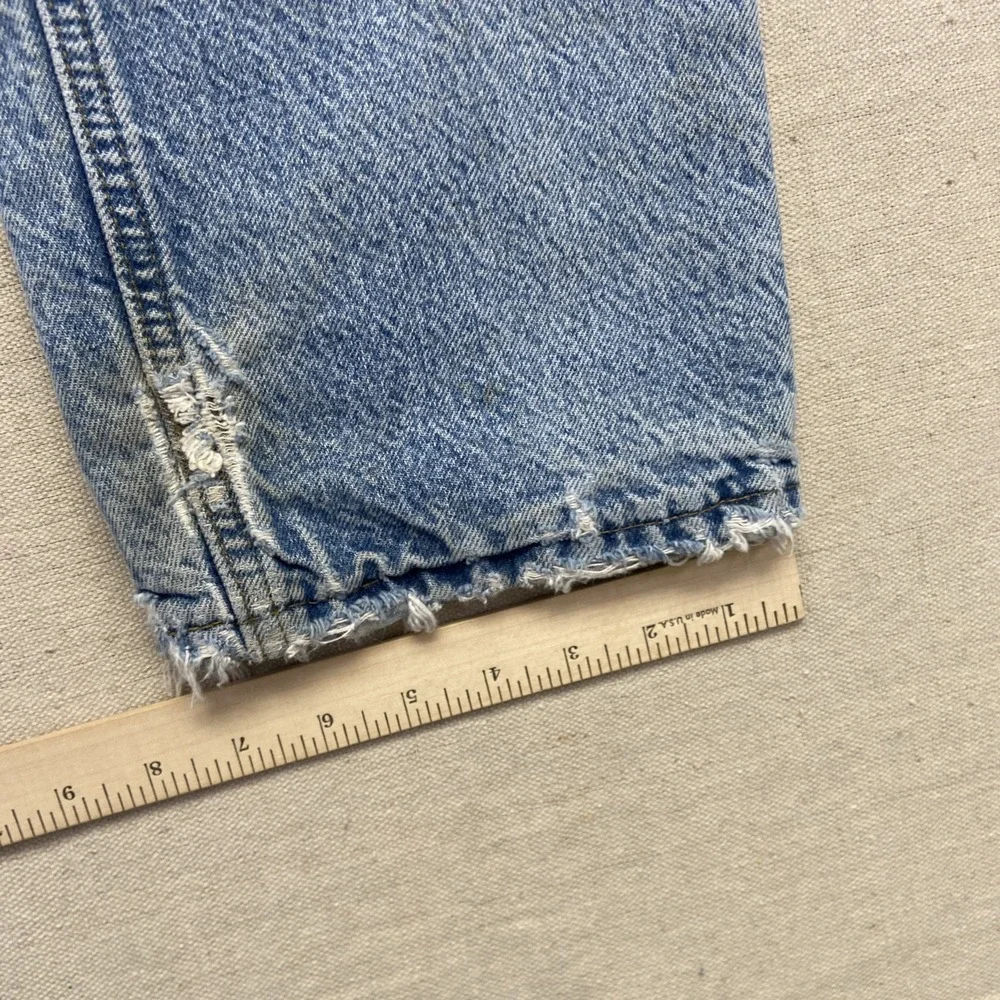 Carhartt Jeans Mens 30 x 32 Blue Denim Relaxed Fit Workwear Vintage Distressed